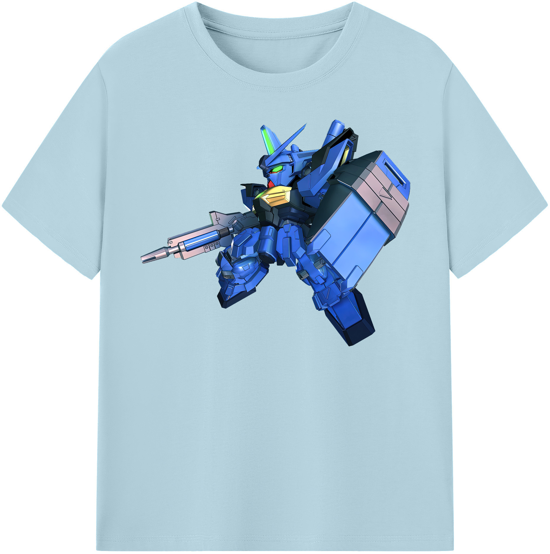 （画像用） 機動戦士ガンダム Mobile Suit Gundam 綿100％半袖Tシャツ（フロントプリント）